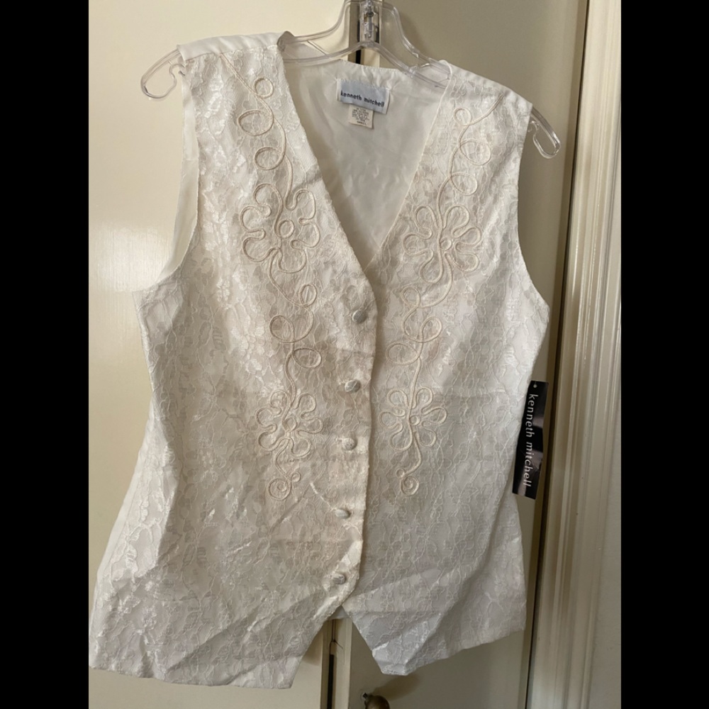 KENNETH MITCHELL LACE VEST